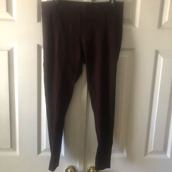 Matty M | Pants u0026 Jumpsuits | Matty M Plum Stretch Capri Pants Size M |  Poshmark